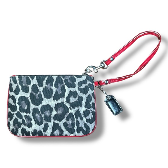 Coach Park Ocelot Leopard Print Cloth Wristlet Wallet - “Jennie” - Picture 2 of 16